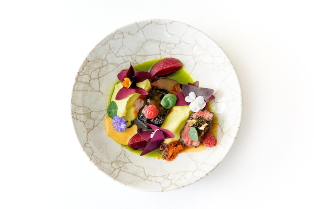 Farfurie cu preparat vibrant